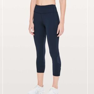 Lululemon Pace Rival Crop *Full-On Luxtreme 22"
